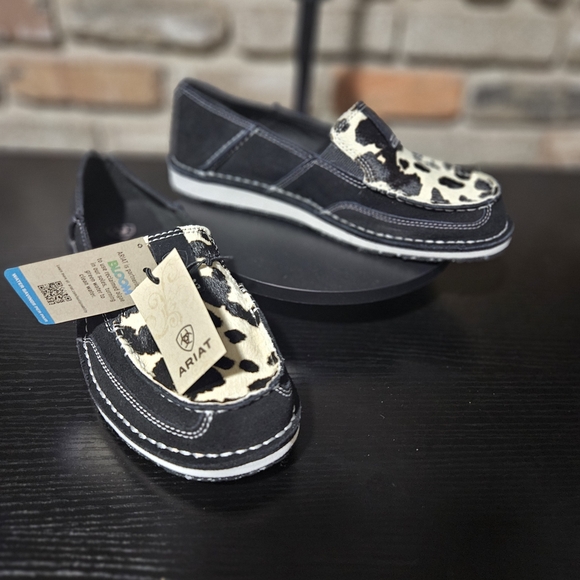 Ariat Women's Black and White Loafers - Picture 3 of 11